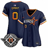 Women's Houston Astros #0 Orbit Navy 2025 City Connect Limited Stitched Jersey Dzhi,baseball caps,new era cap wholesale,wholesale hats